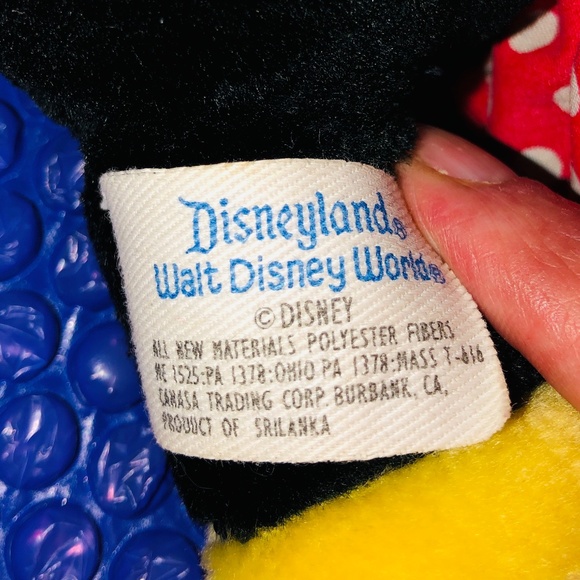 Vintage Minnie Mouse Disney World Theme Park Plush for Shelf Sitting WDW 1990's - Picture 8 of 10